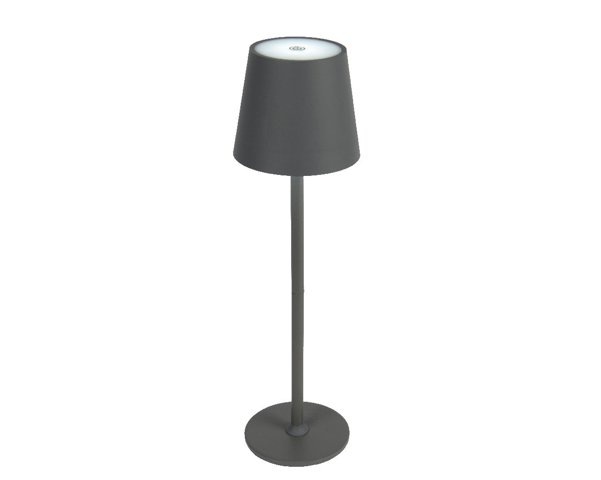 Lampada da Tavolo H.37 Grigia LED Kaemingk - Eleganza e Funzionalità per Ogni Ambiente Lampada da Tavolo H.37 Grigia LED Kaemingk - Eleganza e Funzionalità per Ogni Ambiente